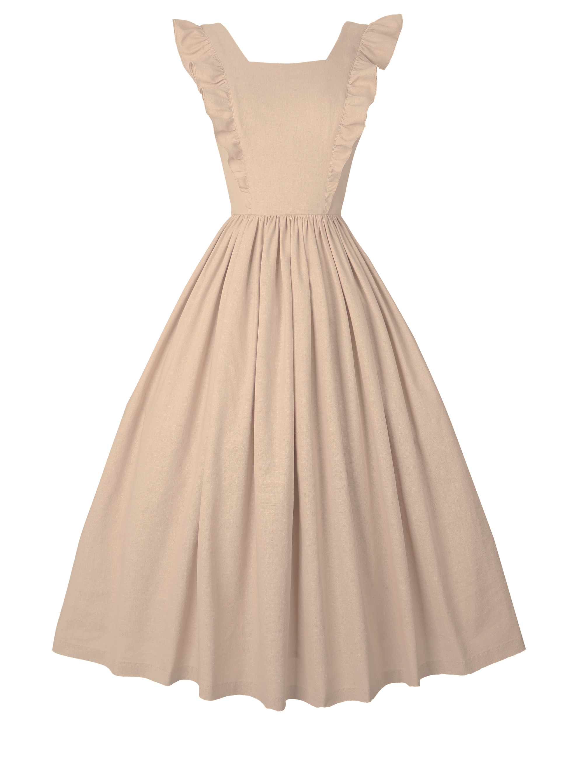 MTO - Lorraine Dress Sand Dollar Linen