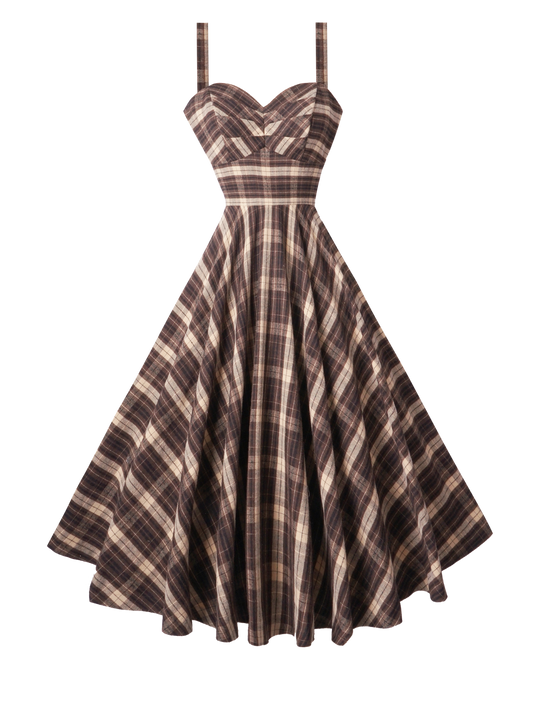 MTO - Catalina Dress "Mulholland Plaid"
