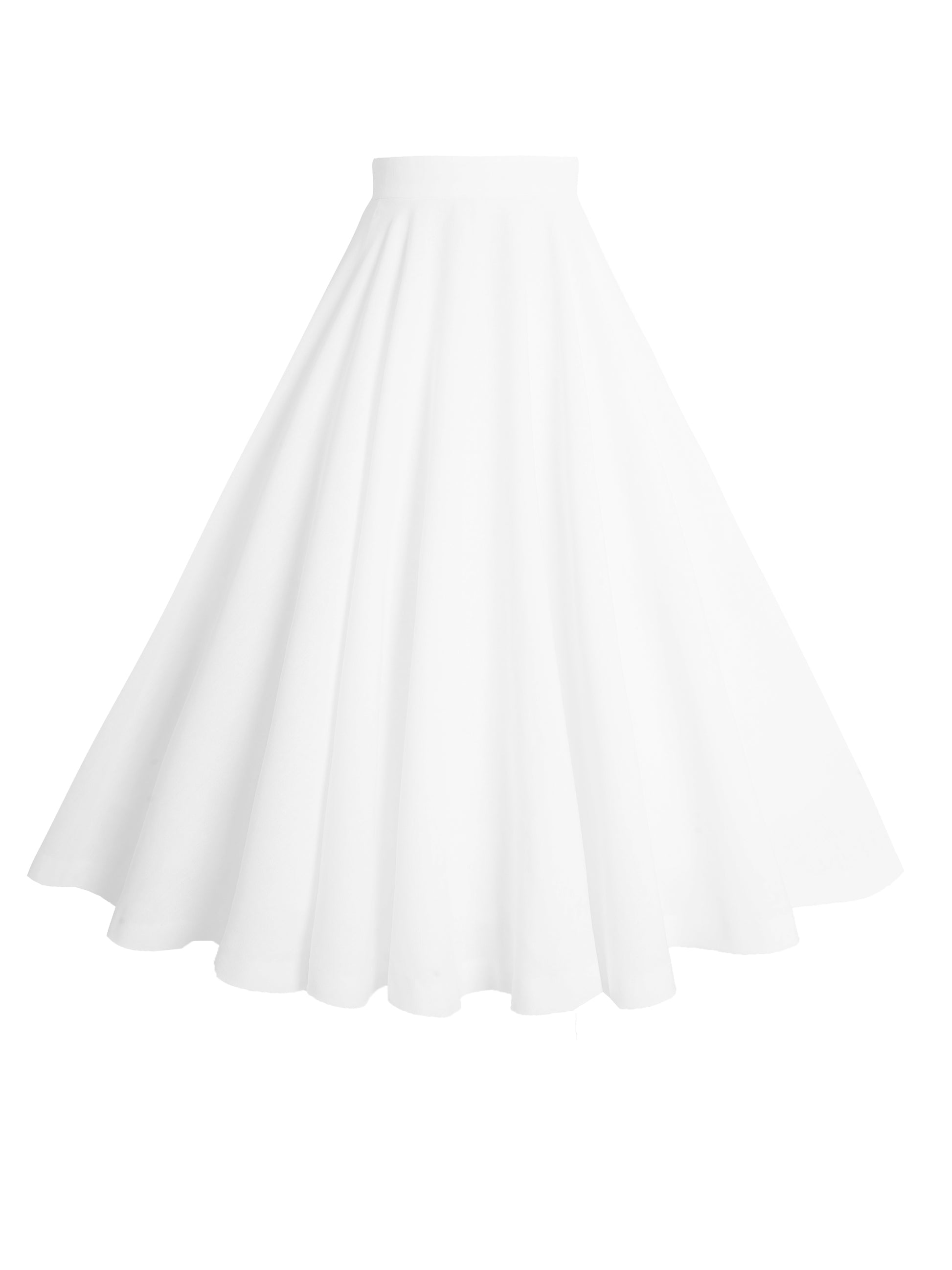 MTO - Lindy Skirt White Linen