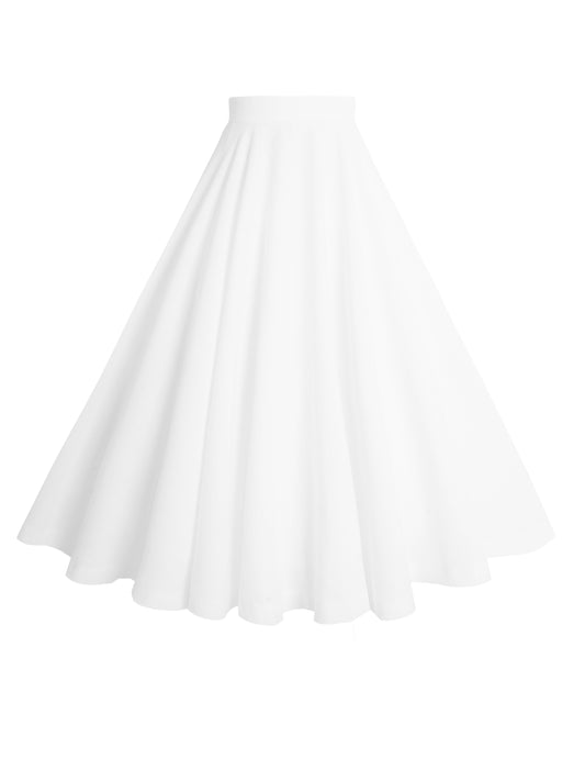 MTO - Lindy Skirt White Linen