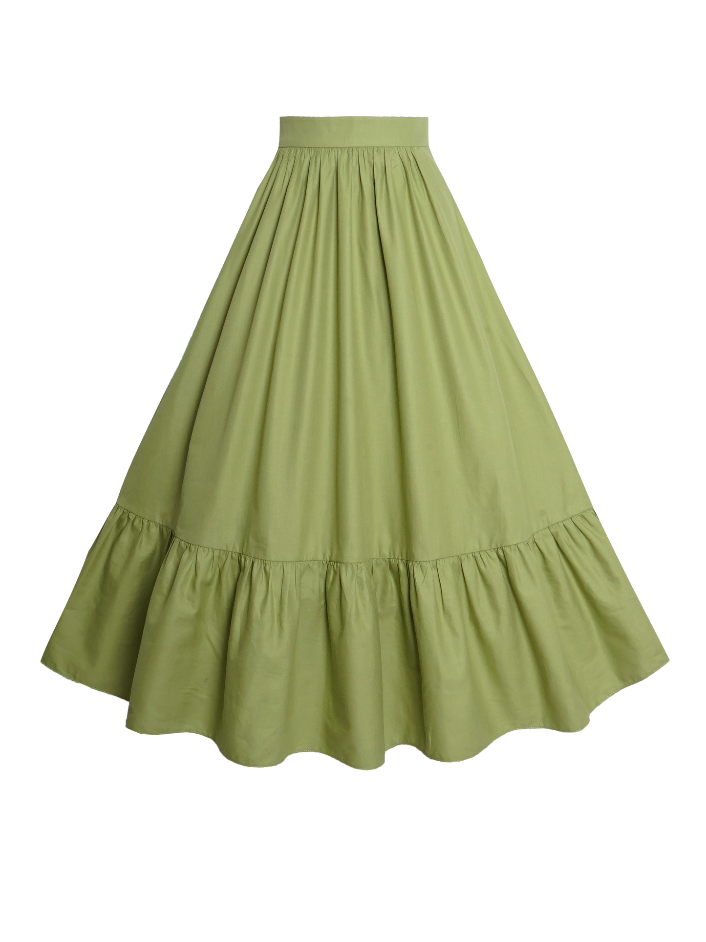 MTO - Rosita Skirt Matcha Green Cotton