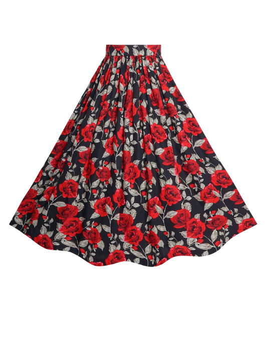 MTO - Lola Skirt "Si Senorita" Black