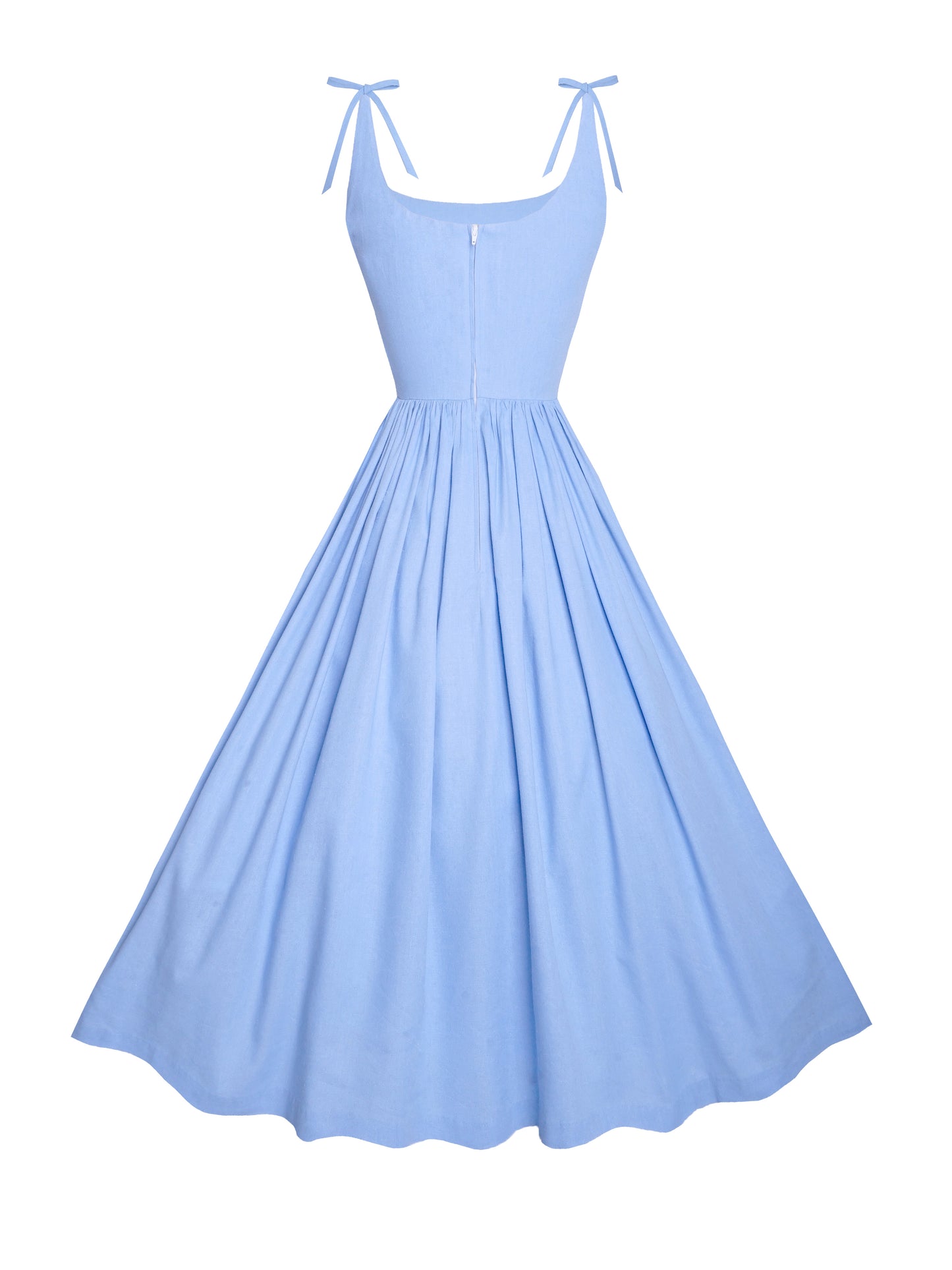 MTO - Birdie Dress in Cinderella Blue Cotton