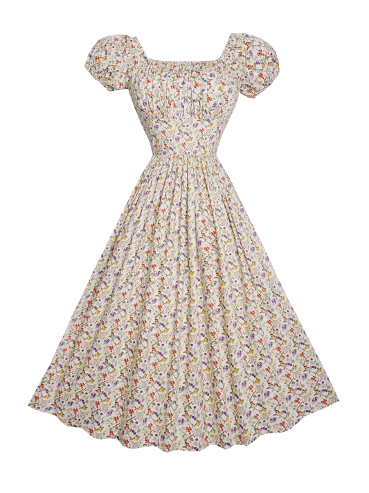 MTO - Loretta Dress in "Harvest Bloom"