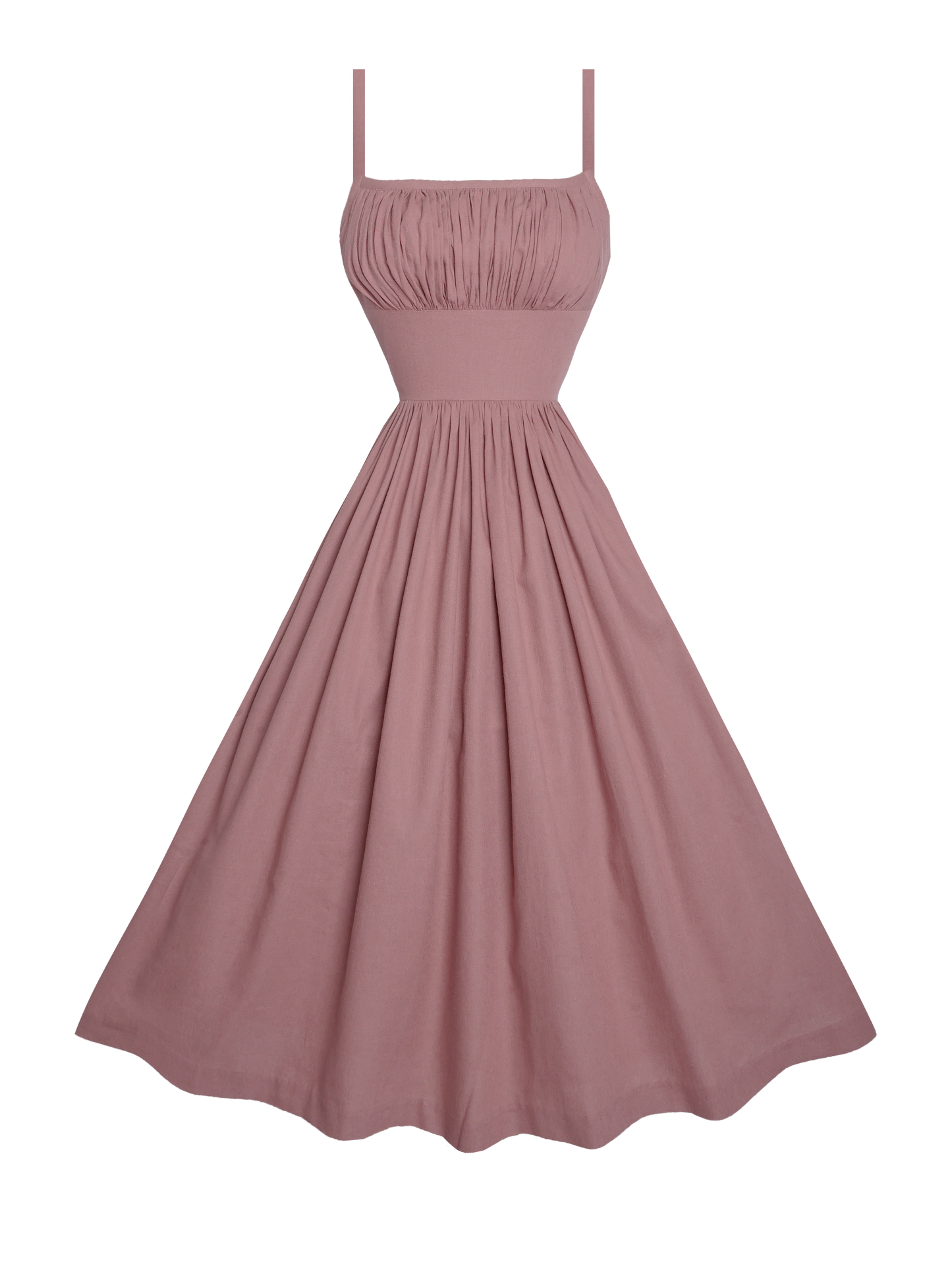 MTO - Grace Dress in Antique Rose Linen