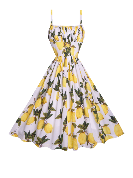 MTO - Grace Dress in White Cotton