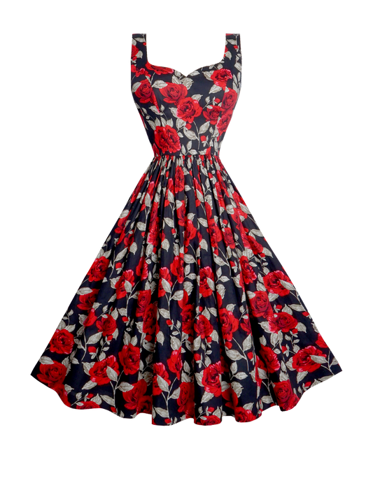 MTO - Elizabeth Dress "Si Senorita" Black