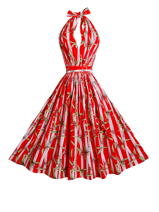 MTO - Charlotte Dress in "Panda Retreat"