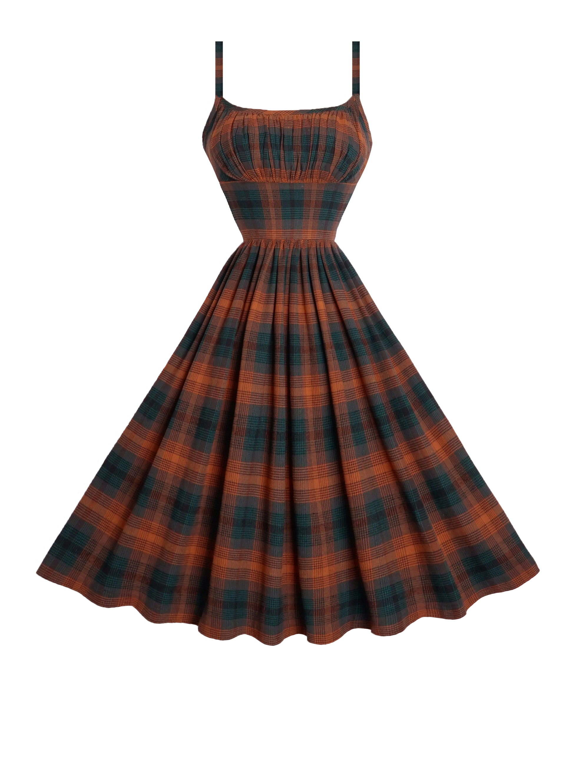 MTO - Grace Dress "Hunters Plaid"