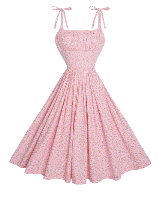 MTO - Kelly Dress "Delicate Blossoms" Pink