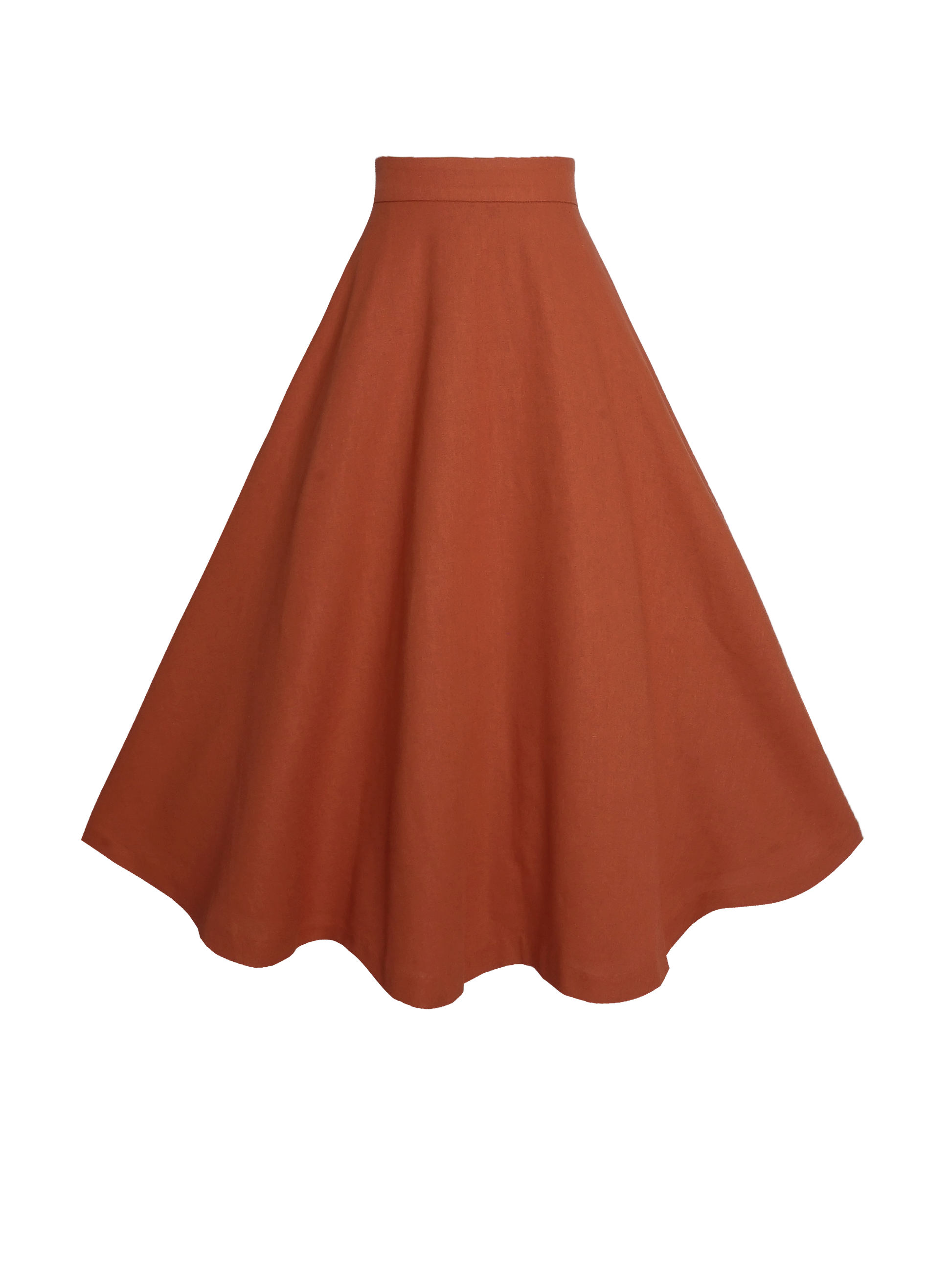 MTO - Lilian Skirt Redwood Linen