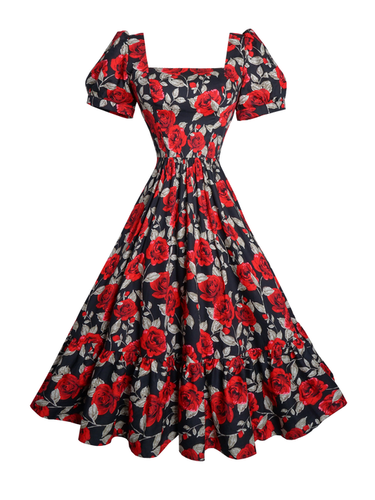 MTO - Isadora Dress "Si Senorita" Black