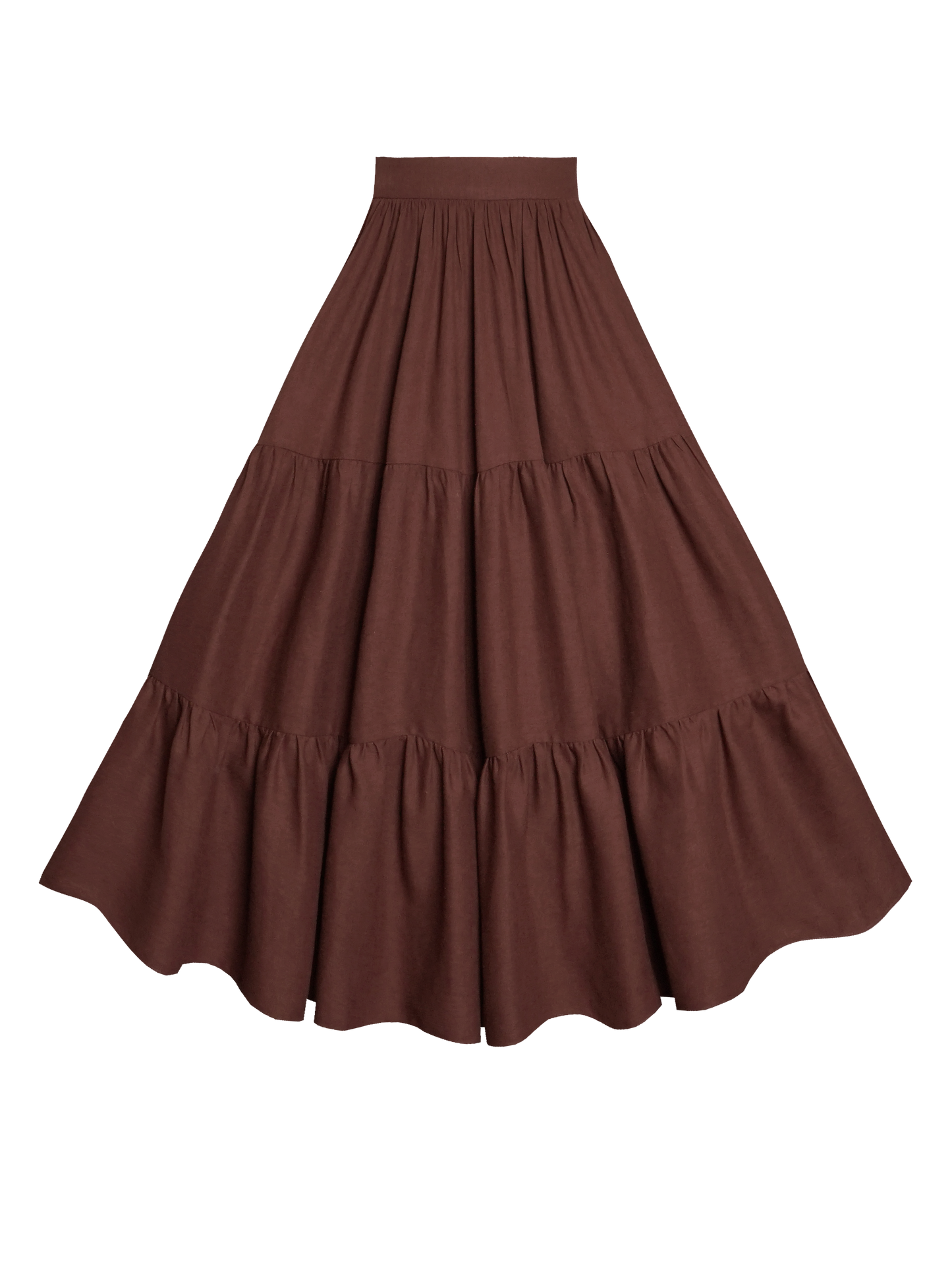 MTO - Pippa Skirt in Walnut Linen