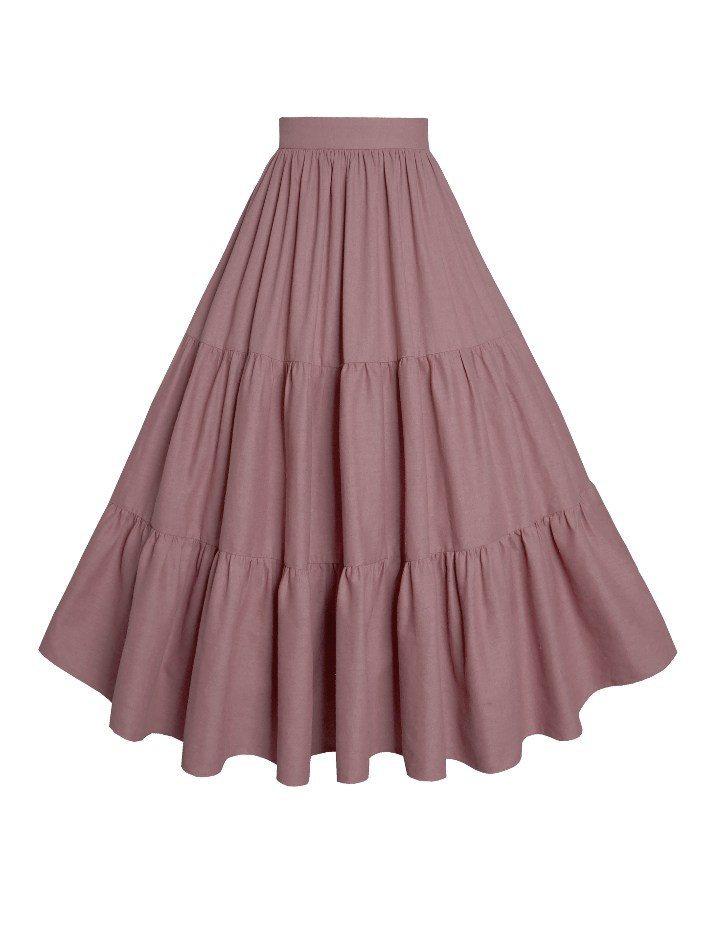 MTO - Pippa Skirt in Antique Rose Linen