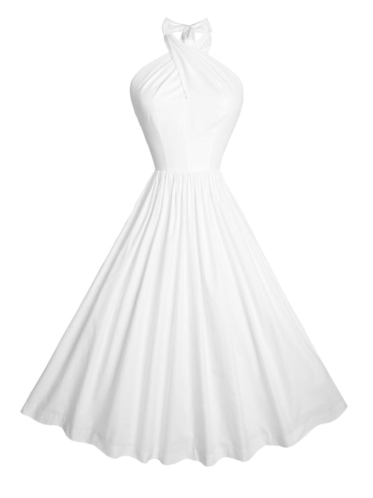 MTO - Ethel Dress White Linen