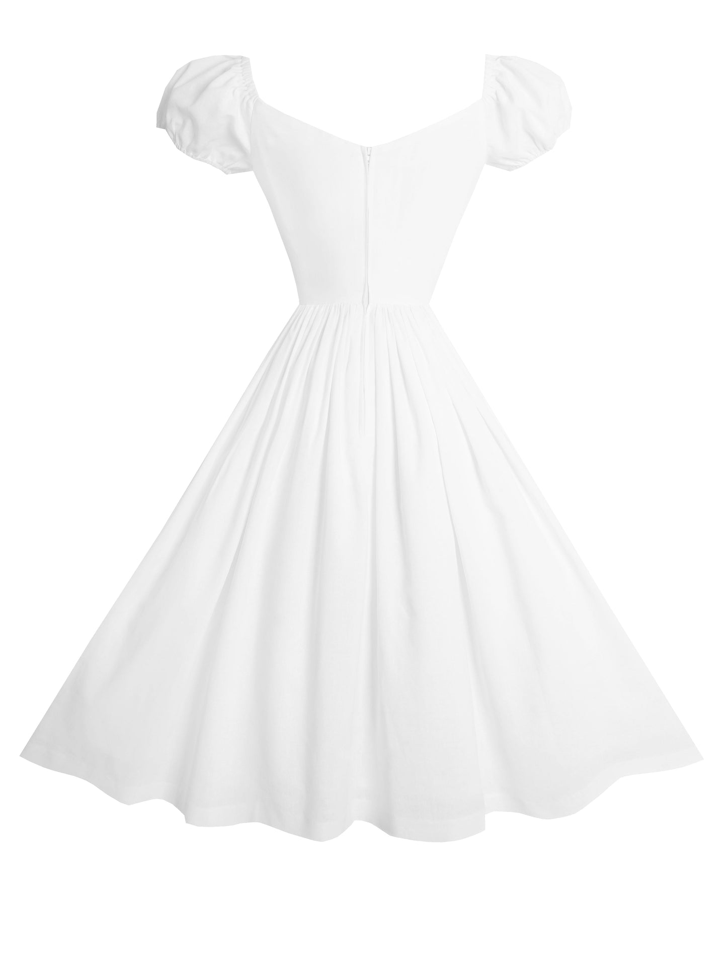 RTS - S - Margaret Dress White Cotton