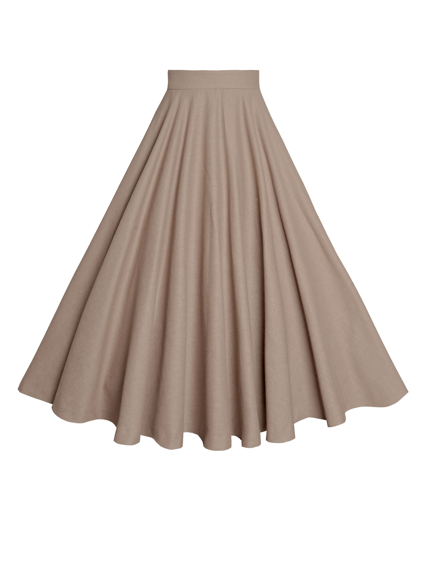 MTO - Lindy Skirt in Sephia Linen