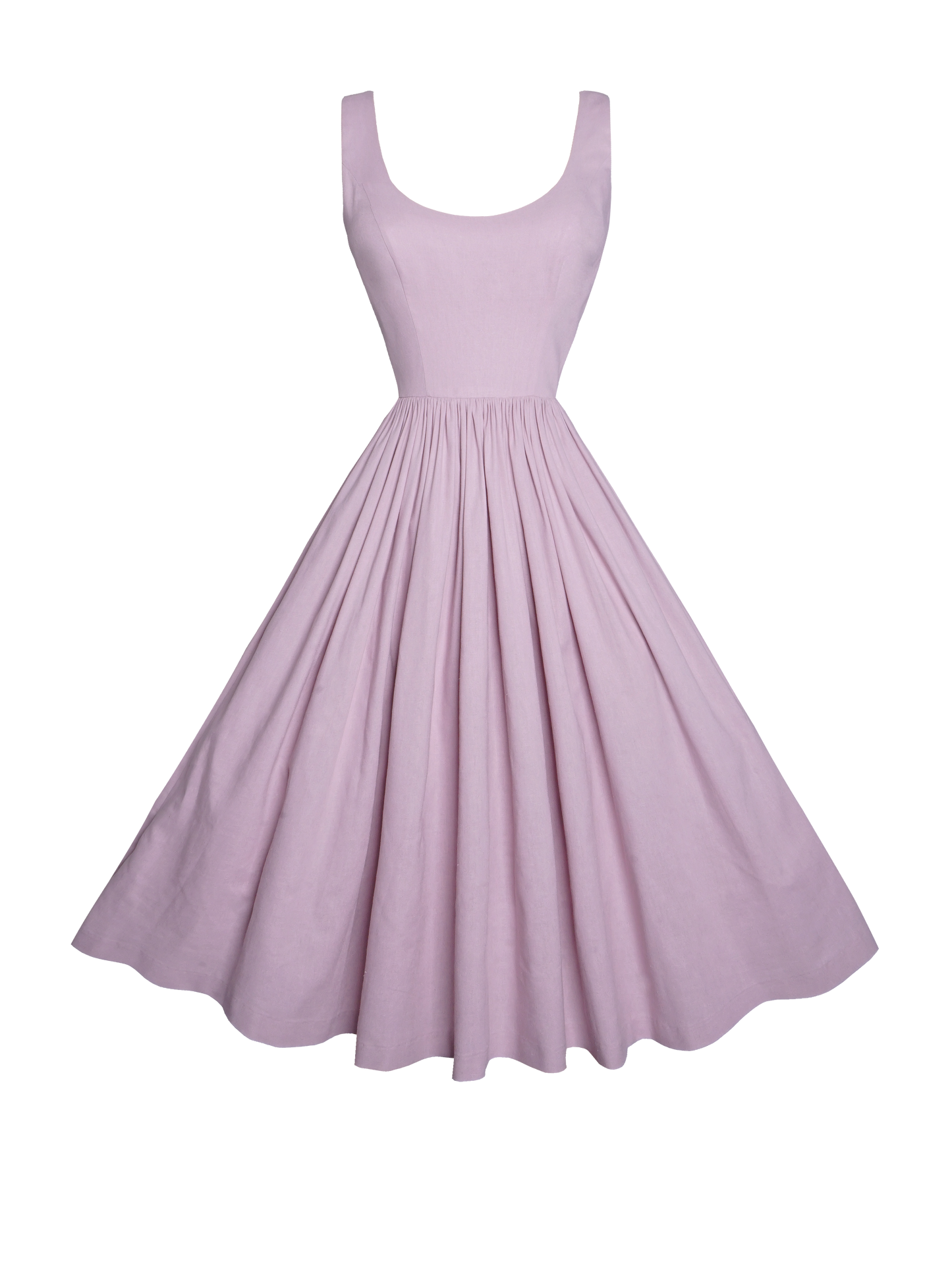 MTO - Emily Dress in Lilac Purple Linen