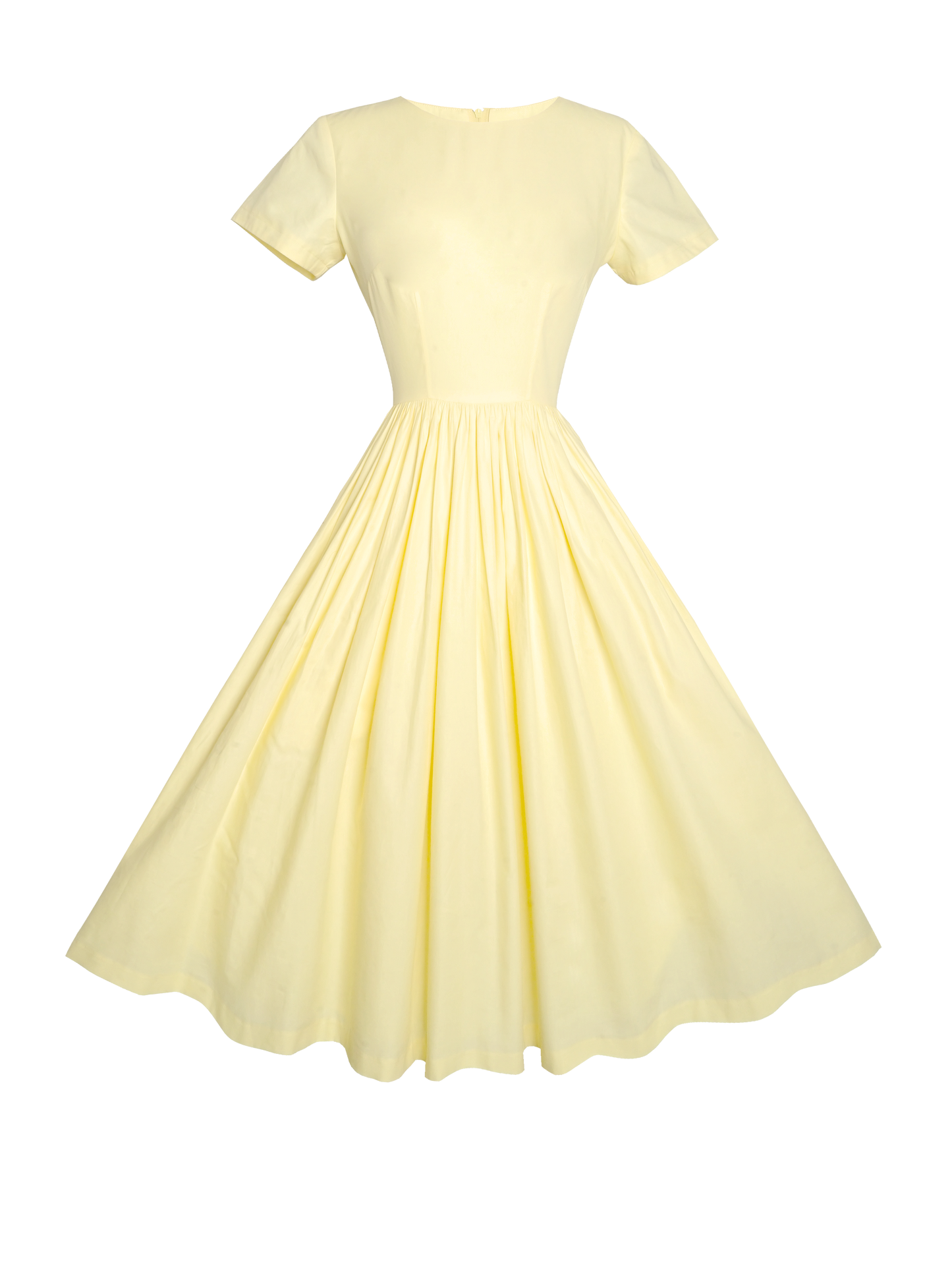 MTO - Dorothy Dress Pale Yellow Cotton "I can't believe its not Butter"