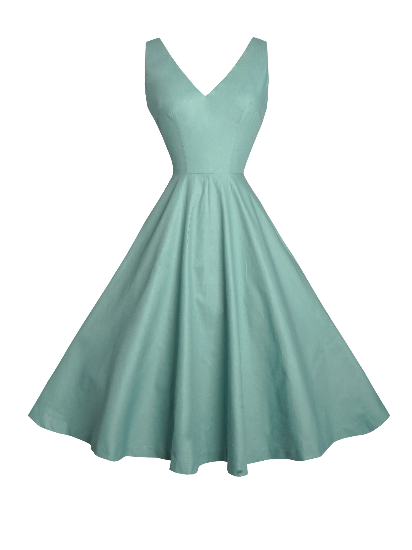 MTO - Diana Dress Jade Green Cotton