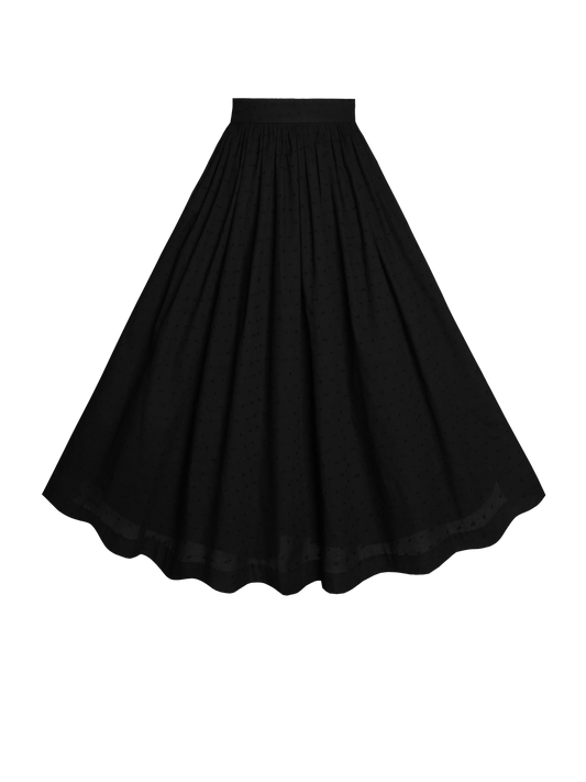 MTO - Lola Skirt "Dotted Swiss" Black