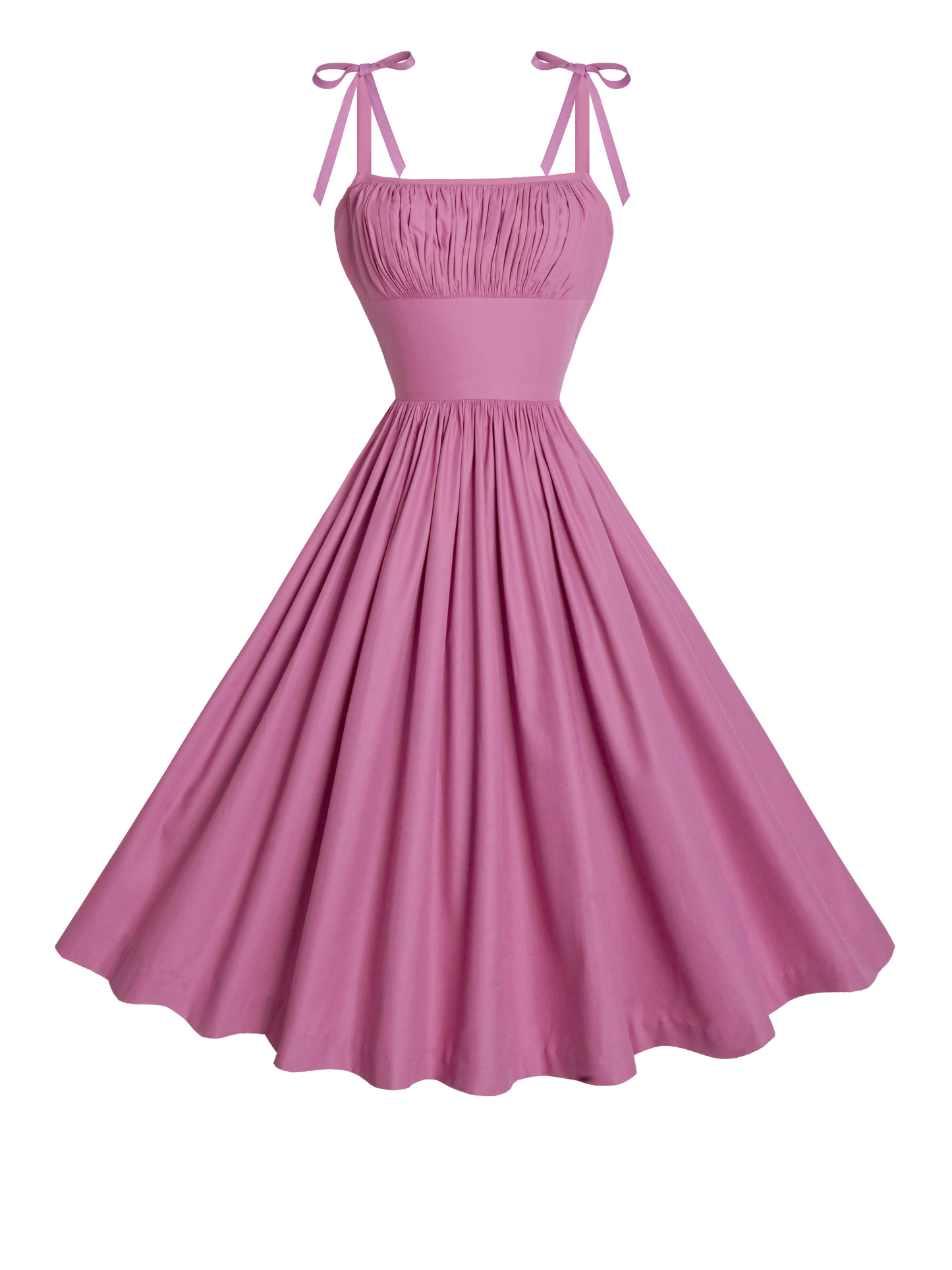 MTO - Kelly Dress in Mauve Rose Cotton