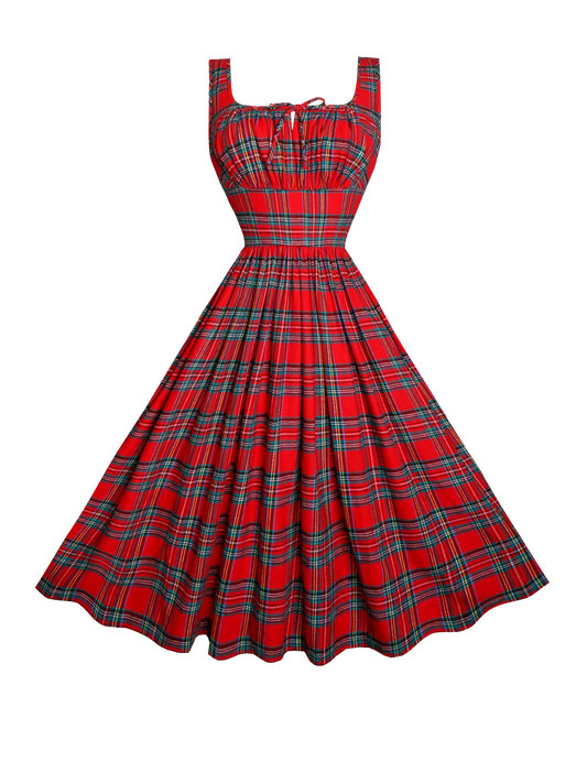 MTO - Michelle Dress "Christmas Gone Plaid"
