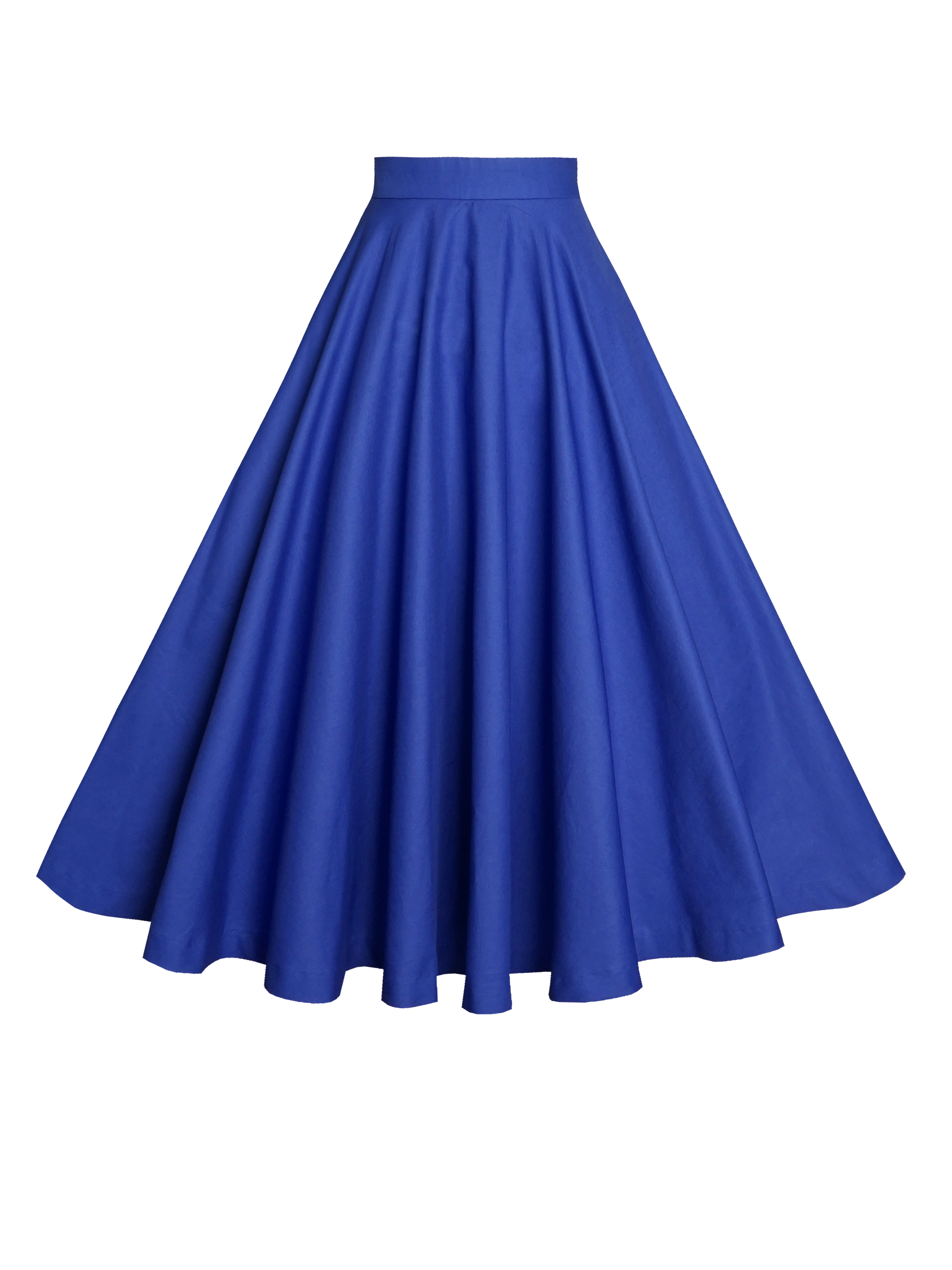 MTO - Lindy Skirt Cobalt Blue Cotton