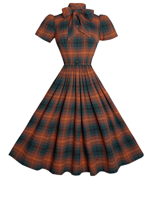 MTO - Bonnie Dress "Hunters Plaid"