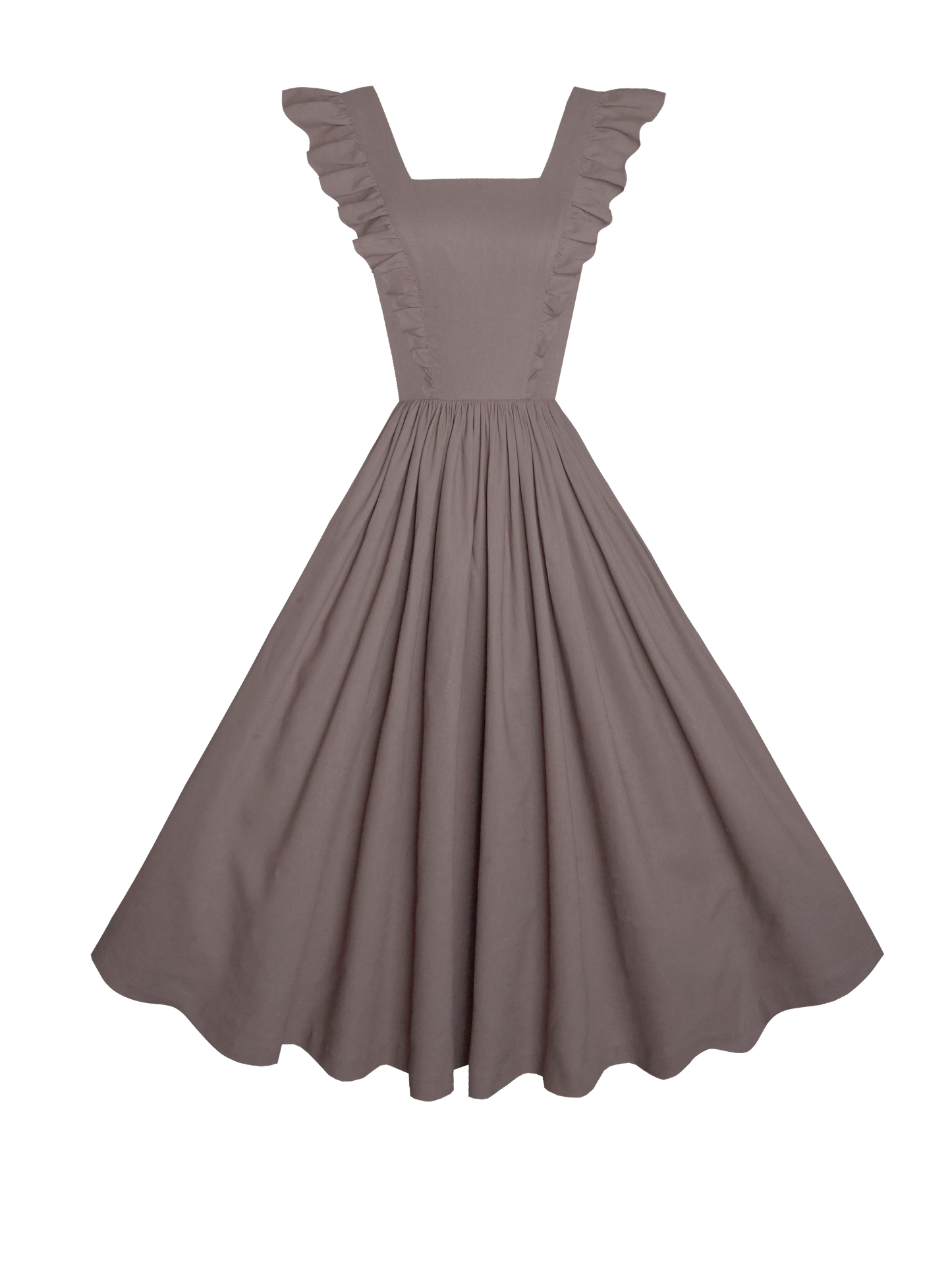 MTO - Lorraine Dress in Fawn Taupe Linen
