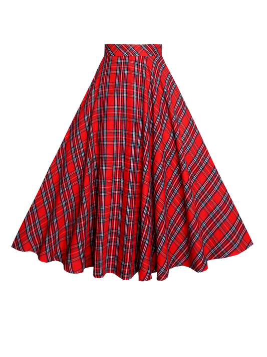 MTO - Lindy Skirt "Christmas Gone Plaid"