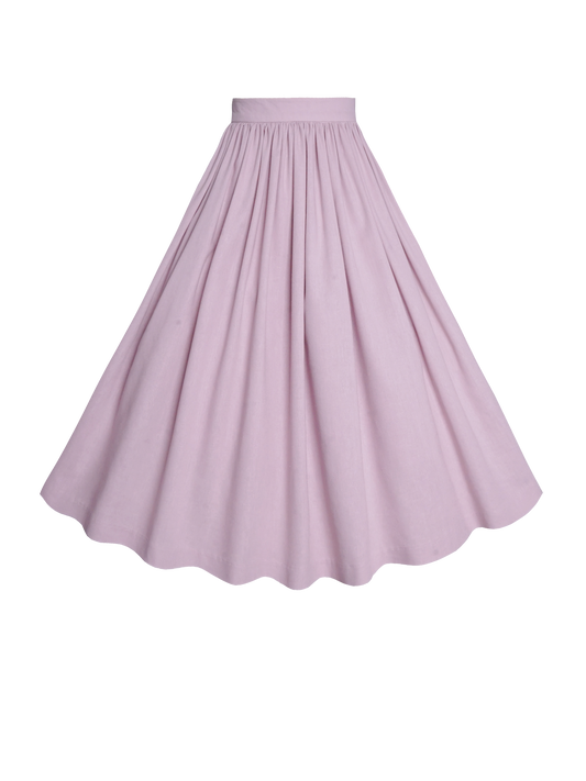 RTS - S - Lola Skirt Lilac Purple Linen