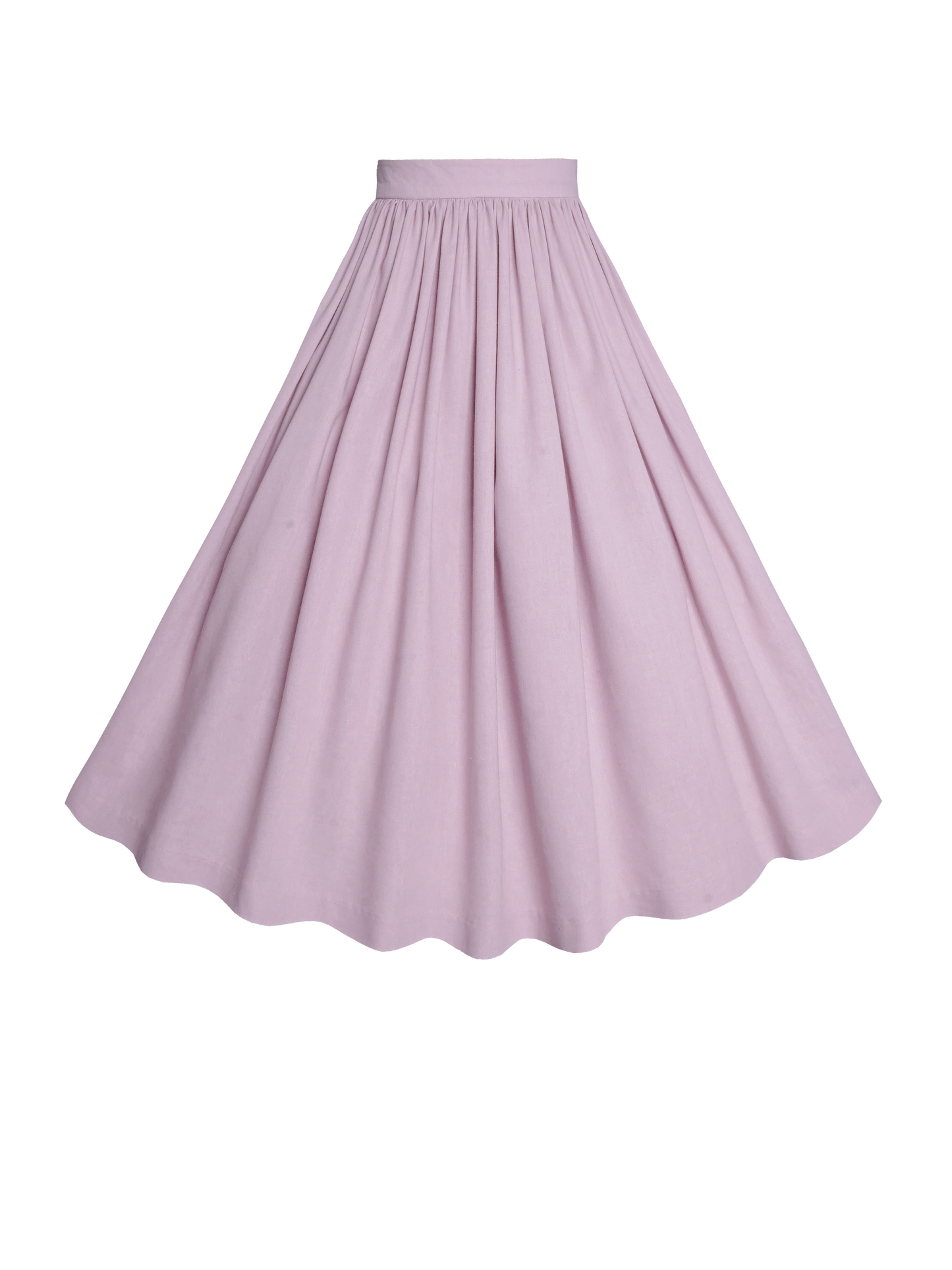 MTO - Lola Skirt in Lilac Purple Linen