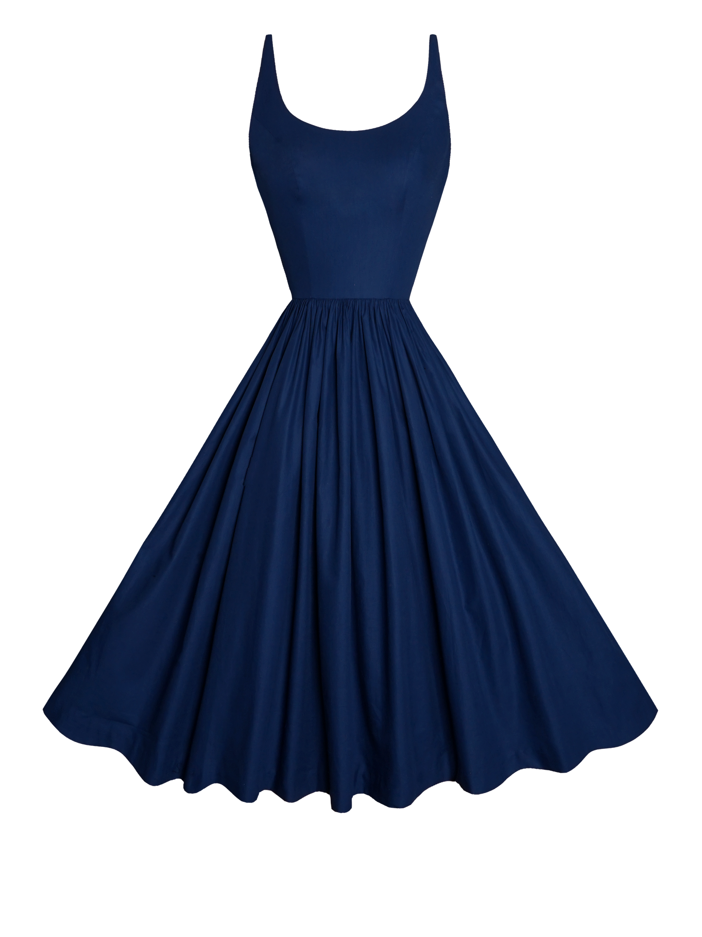 MTO - Penelope Dress Navy Blue Cotton