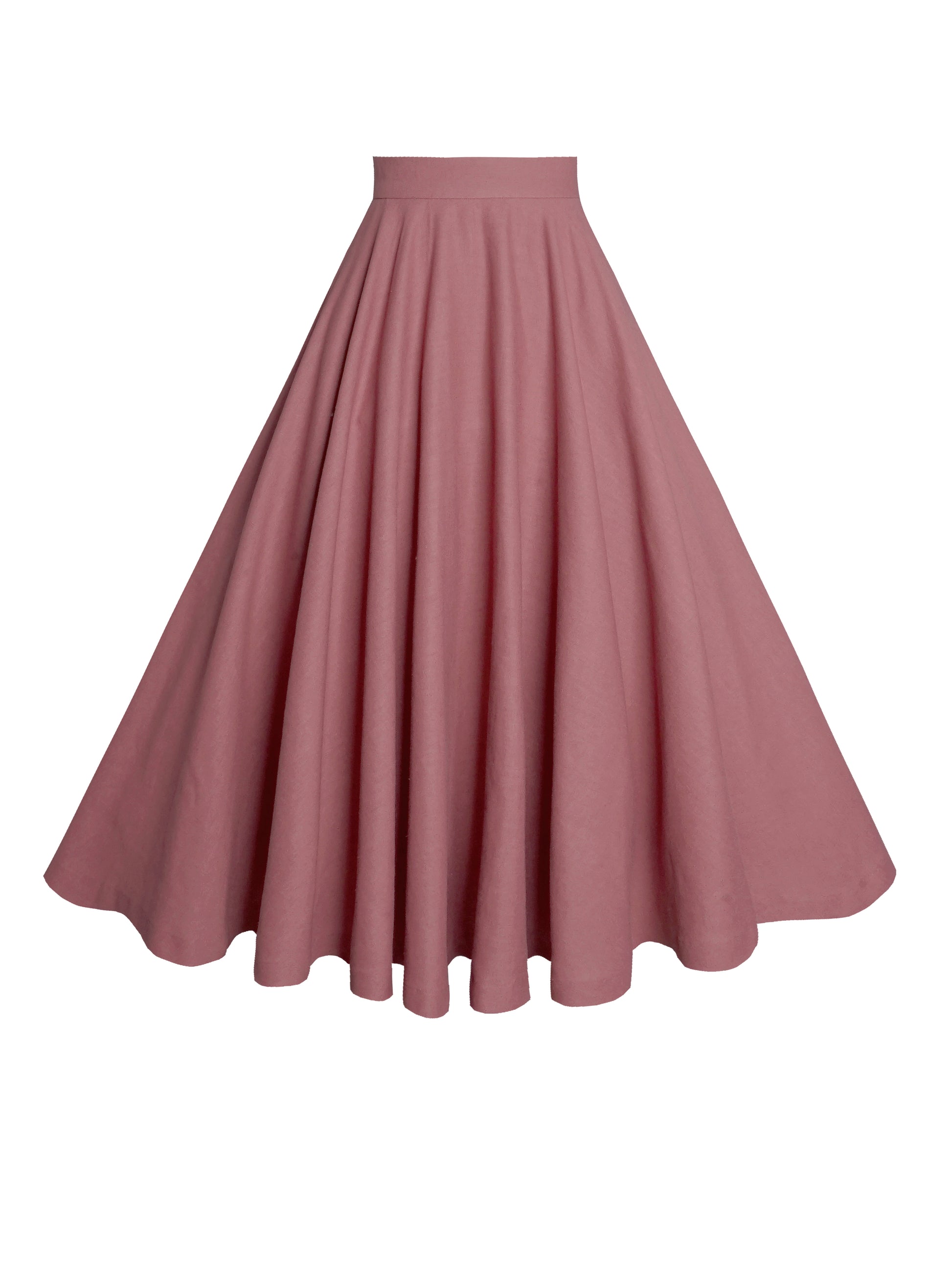 MTO - Lindy Skirt Antique Rose Linen