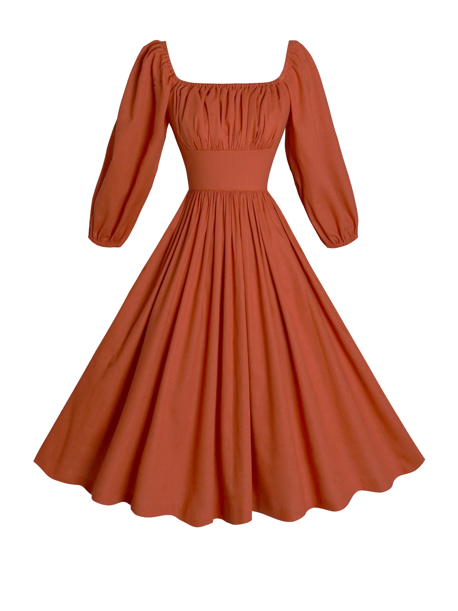 MTO - Sydney Dress in Redwood Linen