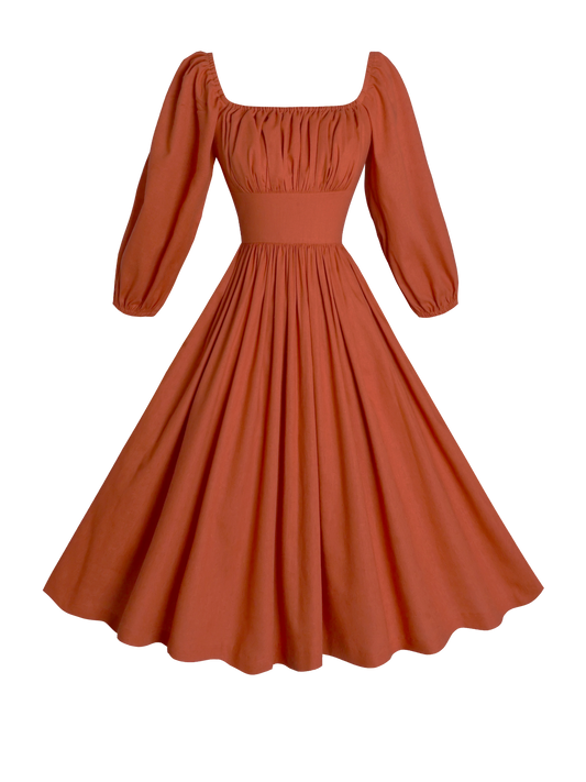 MTO - Sydney Dress in Redwood Linen
