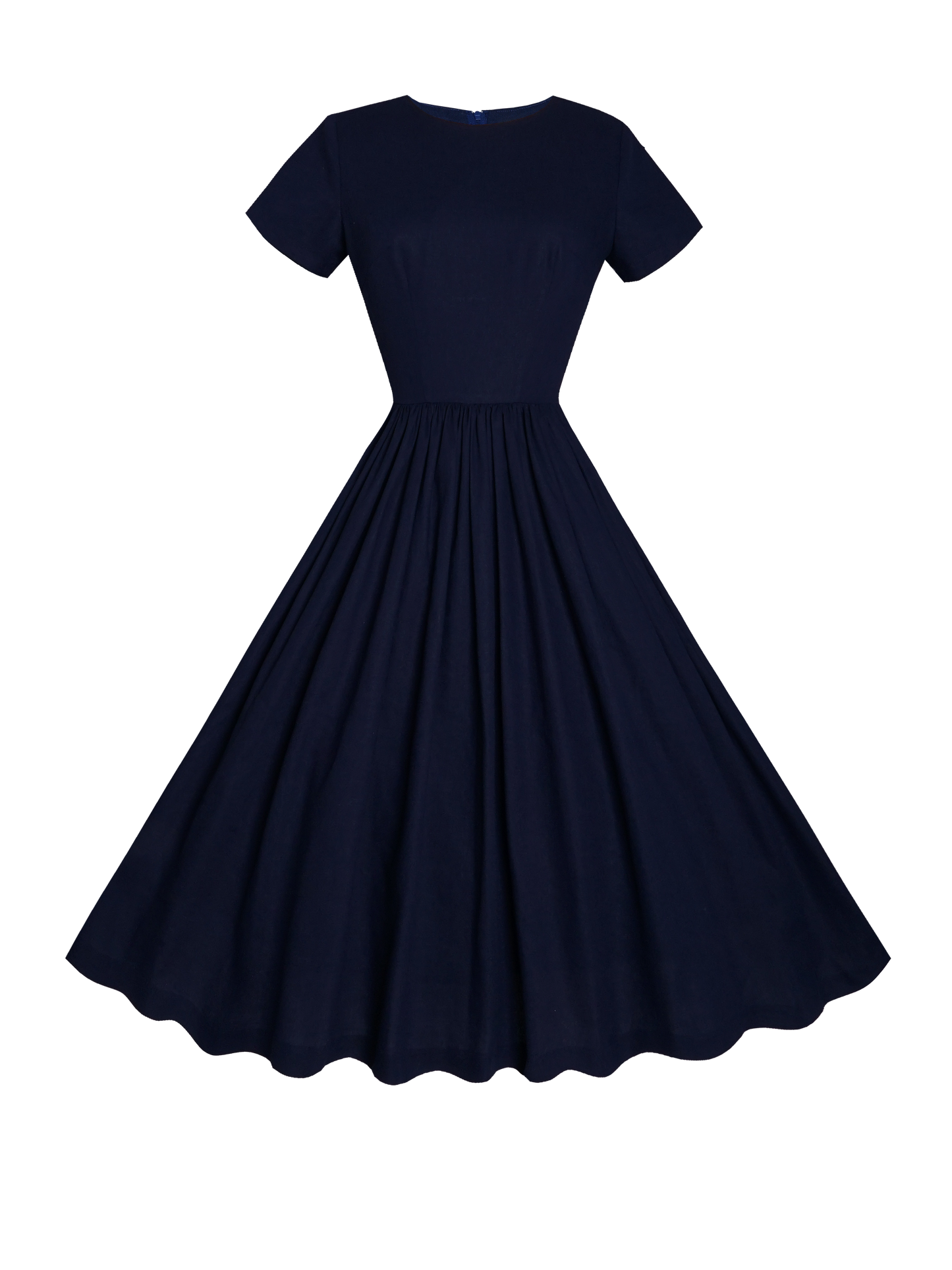 MTO - Dorothy Dress in Indigo Blue Linen