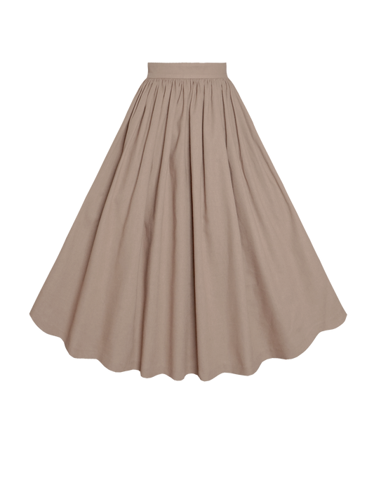 MTO - Lola Skirt in Sephia Linen