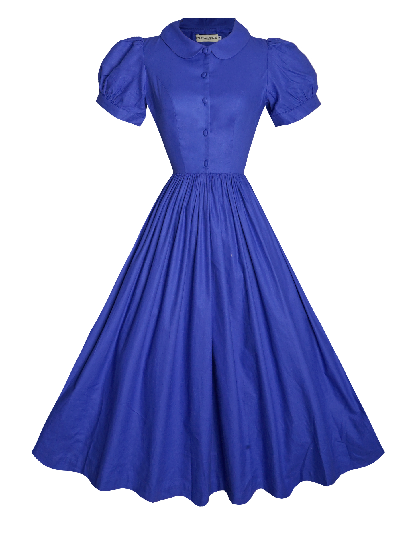 MTO - Amelie Dress Cobalt Blue Cotton