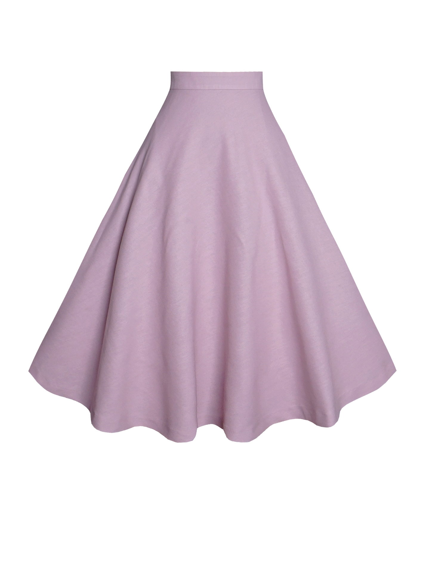 MTO - Lilian Skirt Lilac Purple Linen