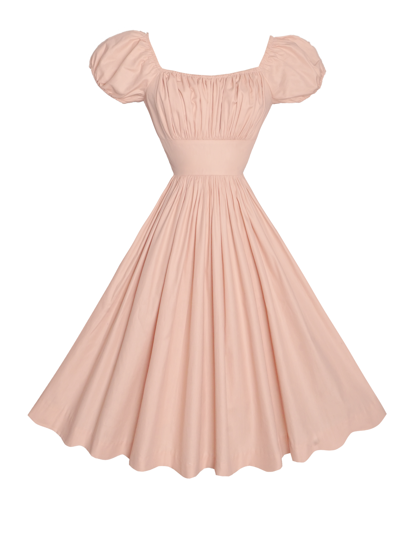 MTO - Loretta Dress in Dusty Pink Cotton