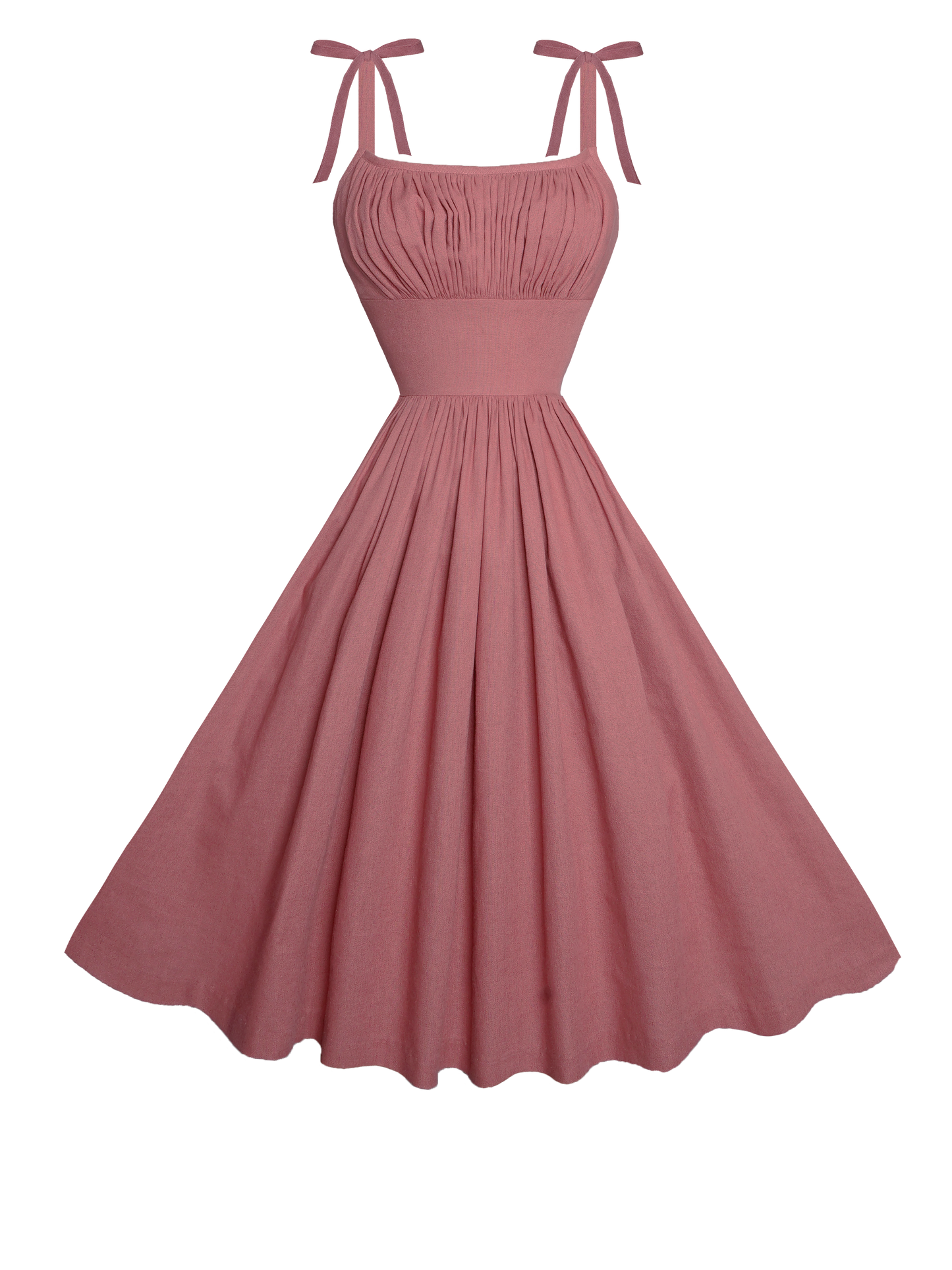 MTO - Kelly Dress in Antique Rose Linen