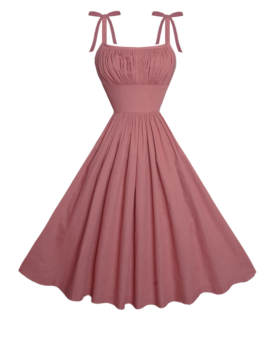 MTO - Kelly Dress in Antique Rose Linen