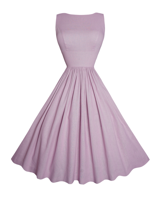 MTO - Madeline Dress Lilac Purple Linen