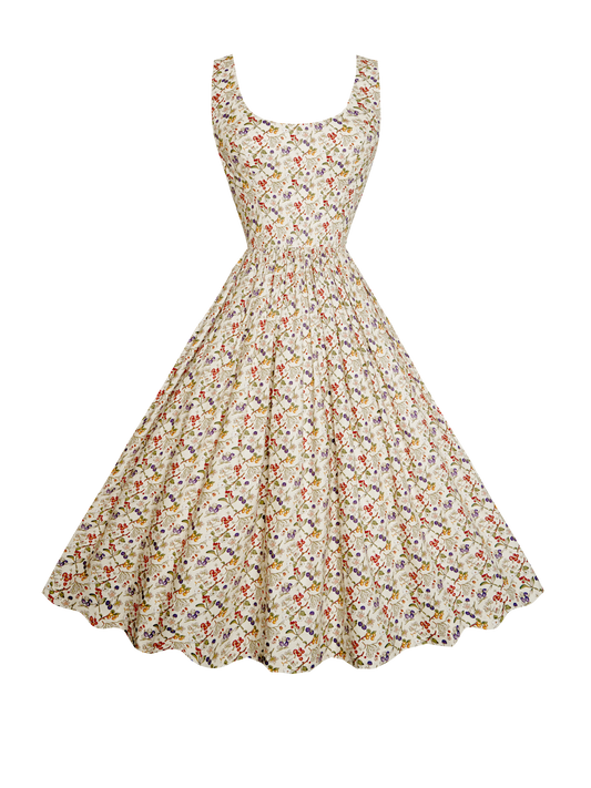 MTO - Emily Dress in "Harvest Bloom"