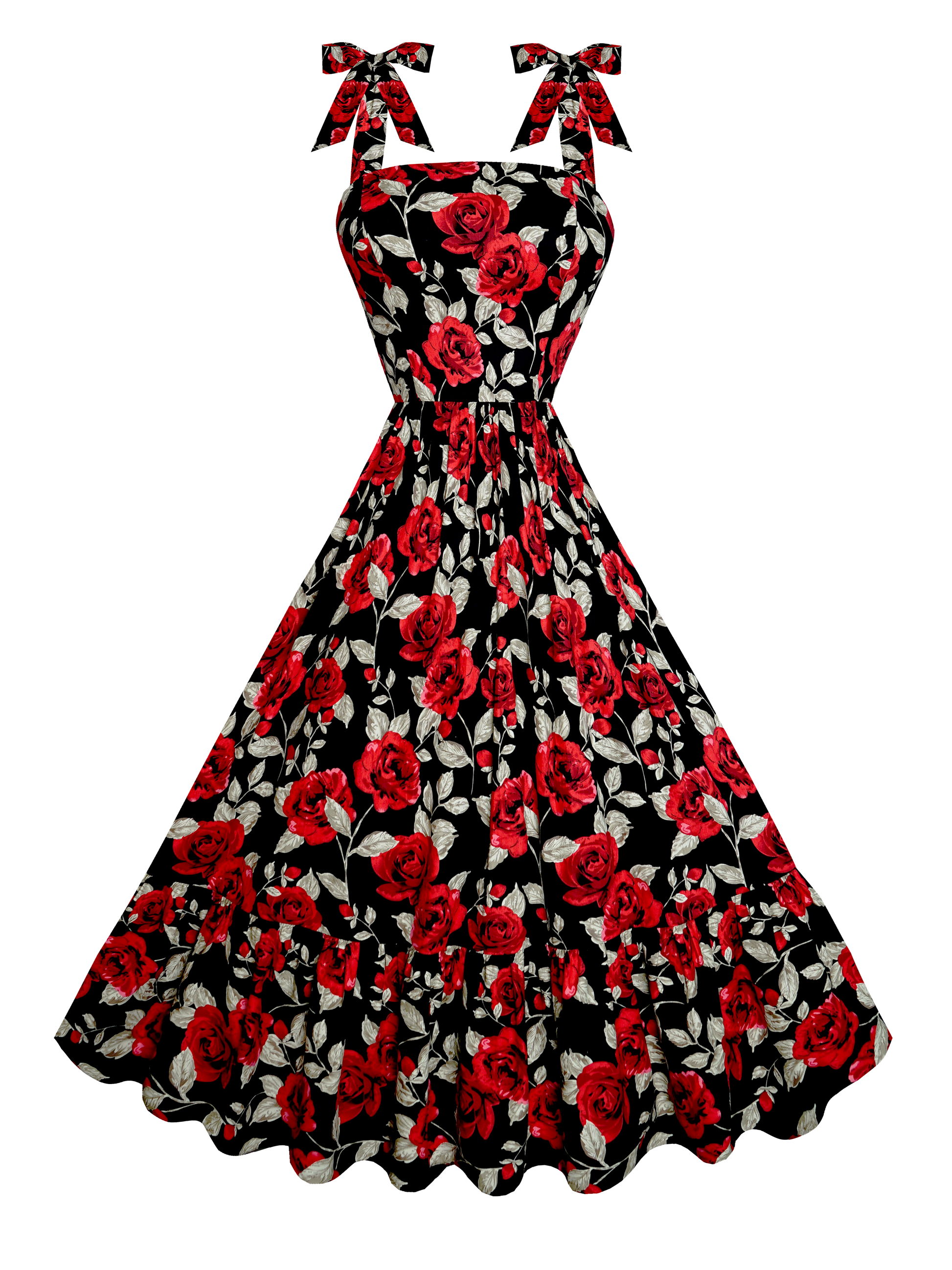 MTO - Chelsea Dress "Si Senorita" Black