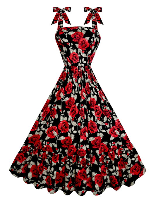 MTO - Chelsea Dress "Si Senorita" Black