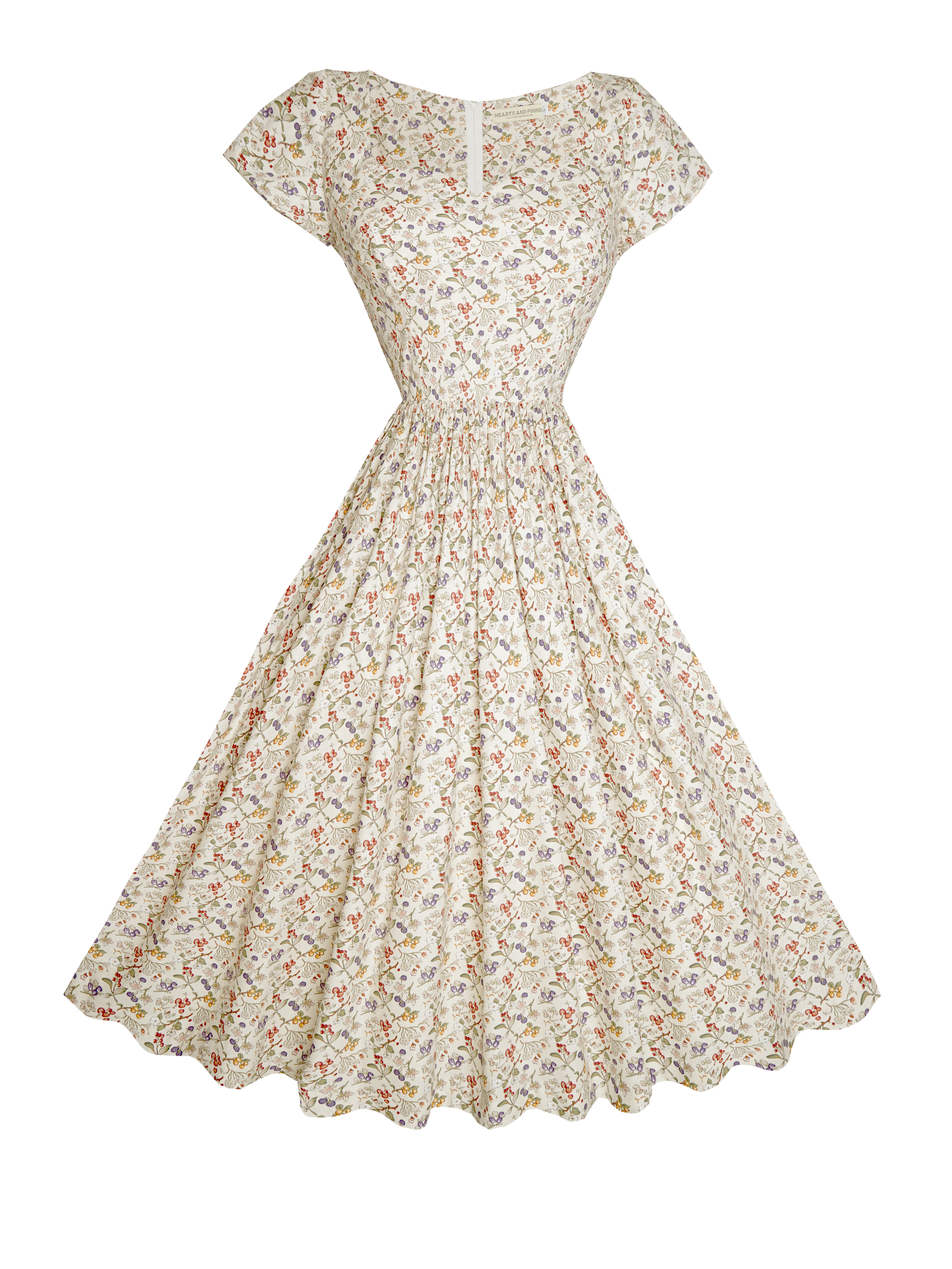 MTO - Evelyn Dress in "Harvest Bloom"