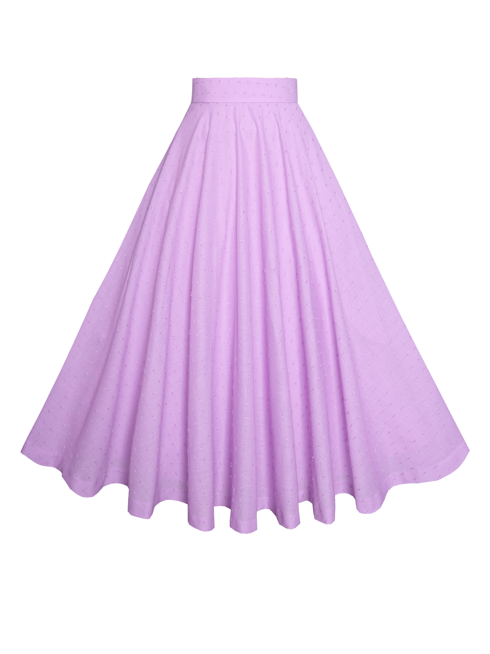 MTO - Lindy Skirt in "Dotted Swiss" Lavender